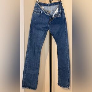 Levi's Straight Fit Blue Jeans